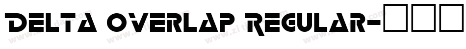 Delta Overlap Regular字体转换